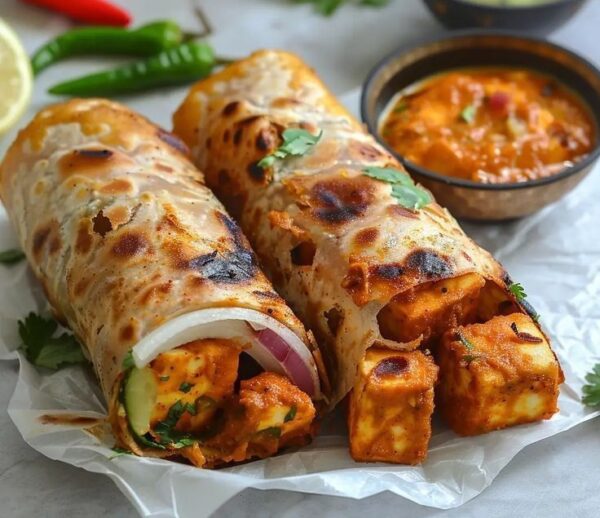 Paneer Tikka Kathi Roll